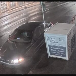 Suspect Vehicle In Ballot Burning Cases