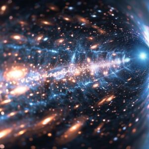 Konsep Seni Astrofisika Alam Semesta Awal Big Bang