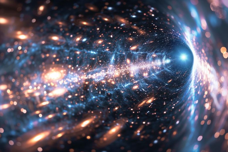 Konsep Seni Astrofisika Alam Semesta Awal Big Bang