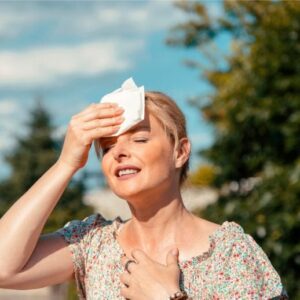 Wanita Hot Flashes Cuaca Panas