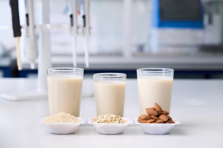Minuman Berbasis Tumbuhan di Lab