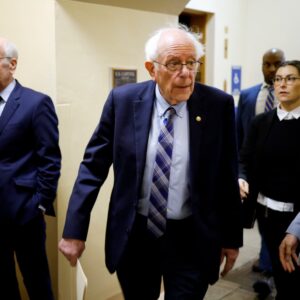 Bernie Sanders at the U.S. Capitol