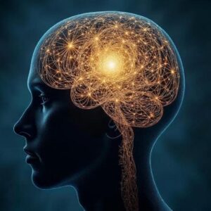 Seni Konsep Penyakit Otak Neuroscience