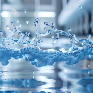 Ilustrasi Konsep Seni Penolak Air Cair