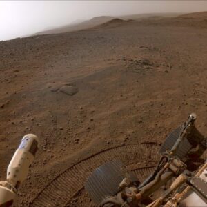 NASA Perseverance Mars Rover Pandangan Pertama Di Atas Lingkar Kawah Jezero