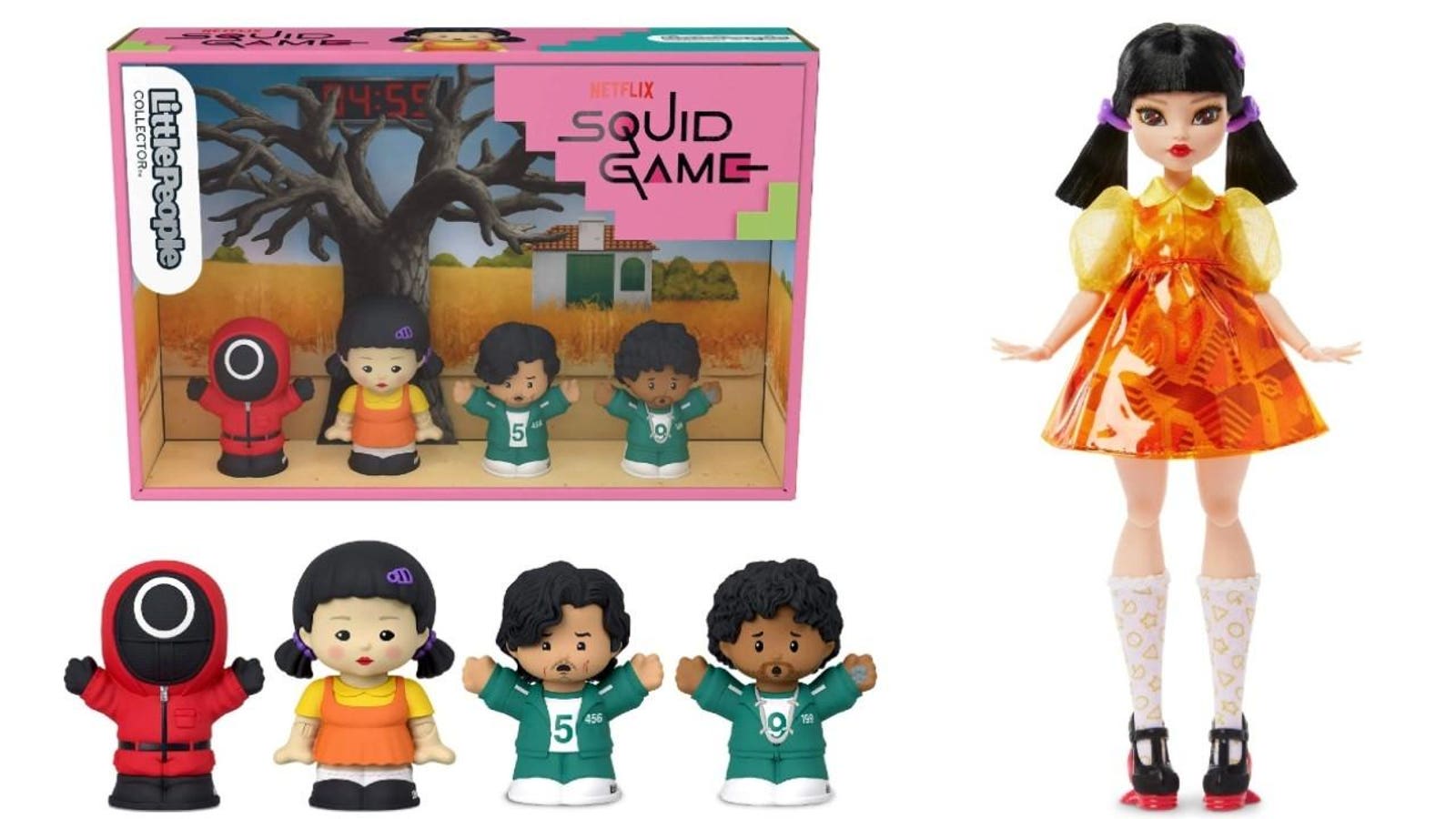 'Squid Game' Dapatkan Figur Orang Kecil dan Boneka Monster High