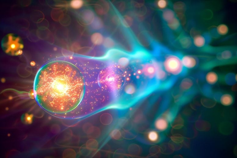 Seni Fisika Partikel Subatom Abstrak