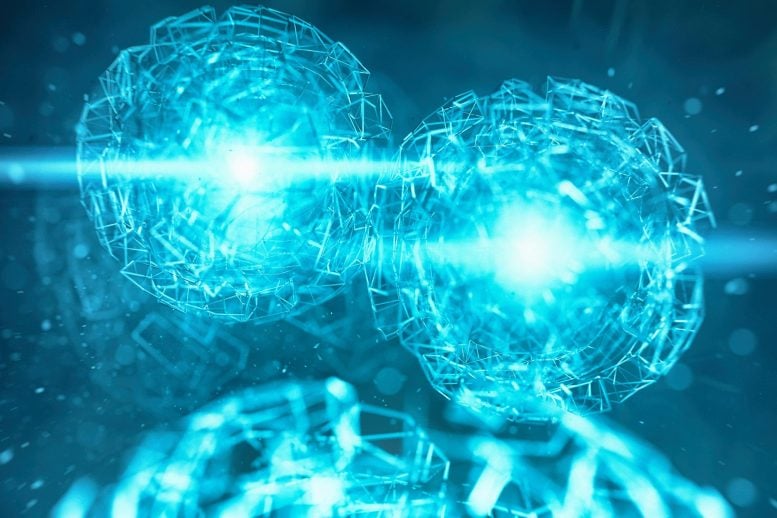 Komputasi kuantum qubits abstrak
