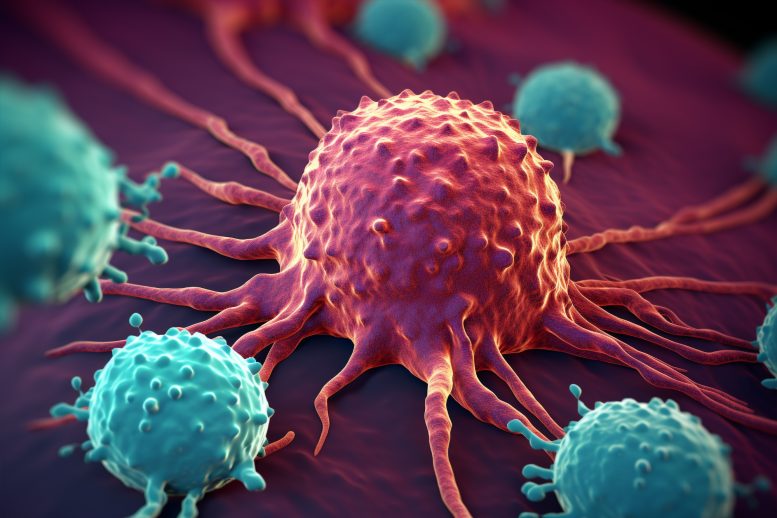 Sel T menargetkan tumor kanker