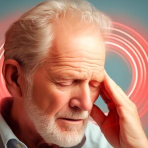 Konsep Seni Sakit Kepala Pendengaran Otak Demensia