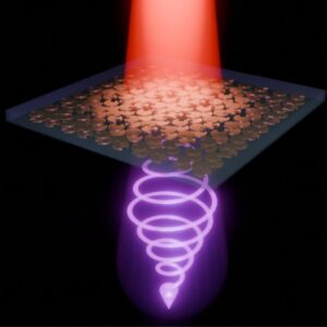 Generasi Metasurface Kiral Sinyal Nonlinier Terpolarisasi Melingkar