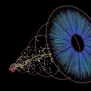 Lévy walk of pions dalam tabrakan ion berat