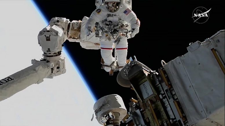 NASA Astronaut Suni Williams Spacewalk