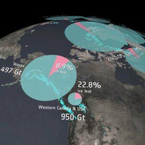 Glacier Ice Loss 2000-2023 Grafik