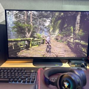 Alienware QD Oled Monitor showing Black Myth Wukong