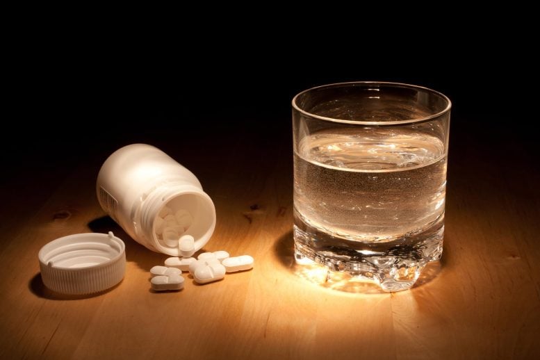 Acetaminophen Painkiller Pils Kaca Air