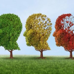 Konsep abstrak demensia Alzheimer