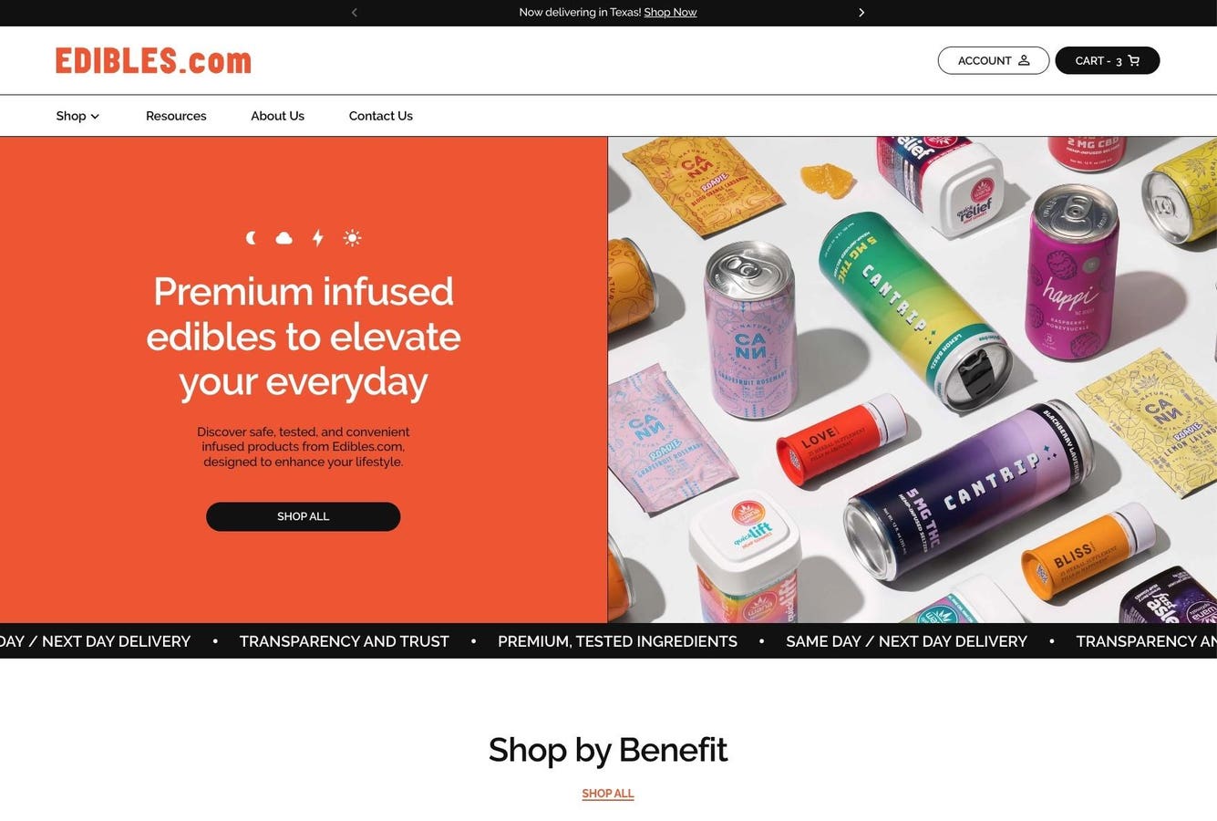 Perusahaan Konsumen Ikon Merek -Merek Edible Meluncurkan Situs Pengiriman Rami Baru