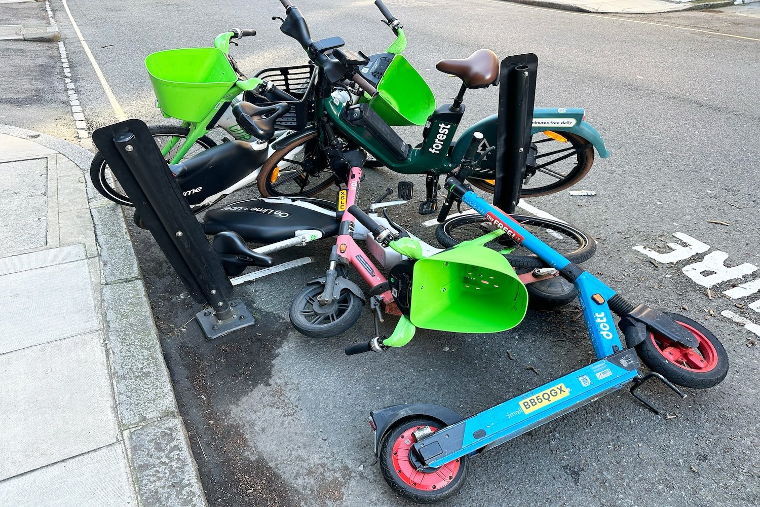 Mixed Electric Bikes And E Scooter