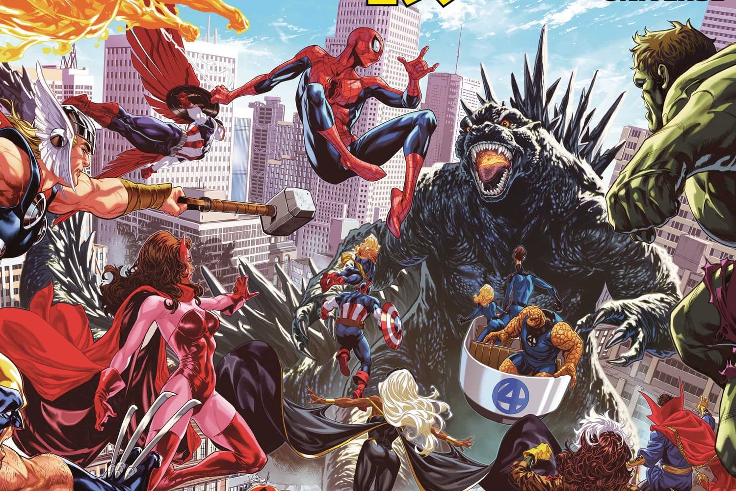 Godzilla Destroys Marvel