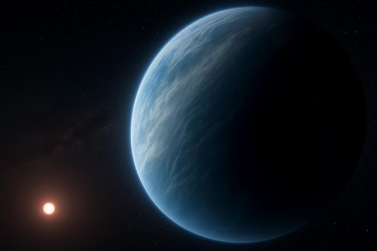 Konsep Seni Exoplanet Super Earth