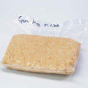 Image of packaged miso pre-fermentation on the International Space Station.