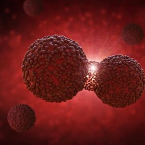 Sel kanker membagi ilustrasi