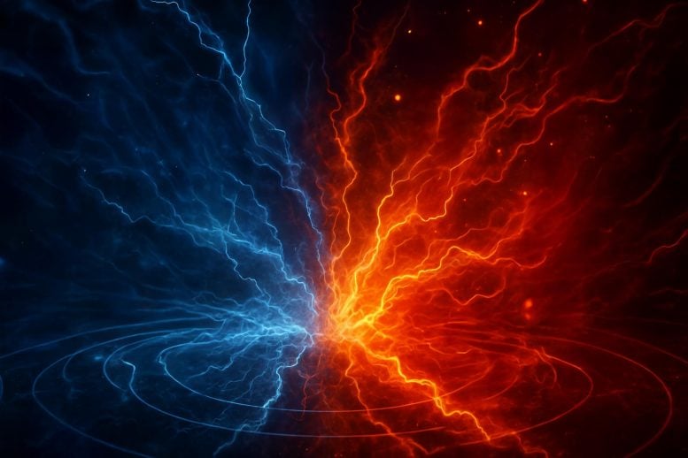 Fire Ice Material Fases Consep Art