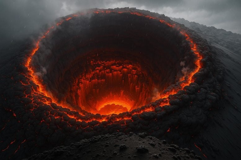 Kawah gunung berapi kuno