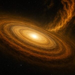 Seni konsep pembentukan planet bintang