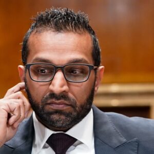 Kash Patel, director of the Federal Bureau of Investigation (FBI), during a Senate Appropriations Subcommittee on Commerce, Justice, Science, and Related Agencies hearing in Washington, DC, US, on Thursday, May 8, 2025.