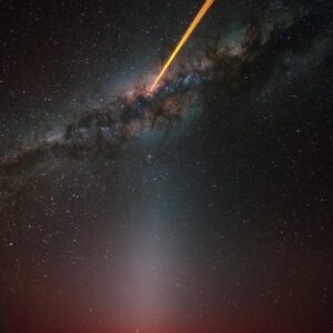 Empat laser ESO teleskop yang sangat besar