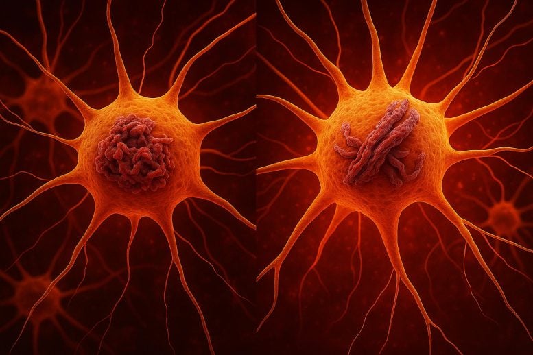 Alzheimers penyakit neuron otak seni