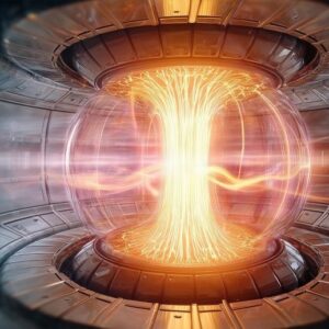 Seni konsep plasma reaktor fusi nuklir