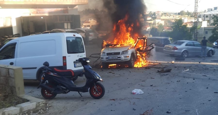 Korban mengikuti pemogokan Israel di Lebanon selatan