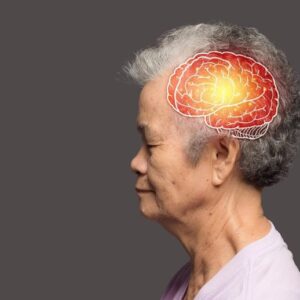 Demensia wanita senior Asia