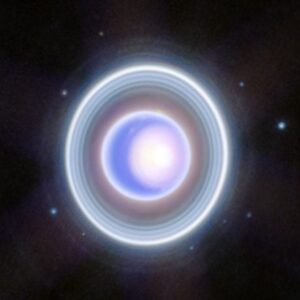 Uranus Close Up (Webb Nircam Image)