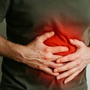 Konsep seni nyeri perut manusia