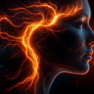 Neuroscience Brain menandakan konsep seni kesadaran