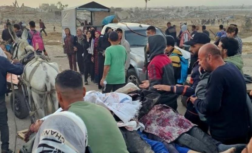 16 Warga Palestina tewas dalam pembantaian baru yang menargetkan pencari bantuan di Rafah