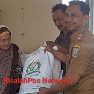 Kepala Kampung Argomulyo Kecamatan Banjit"Bapak Suhardi: Salurkan Langsung Beras CPP Tahun 2025