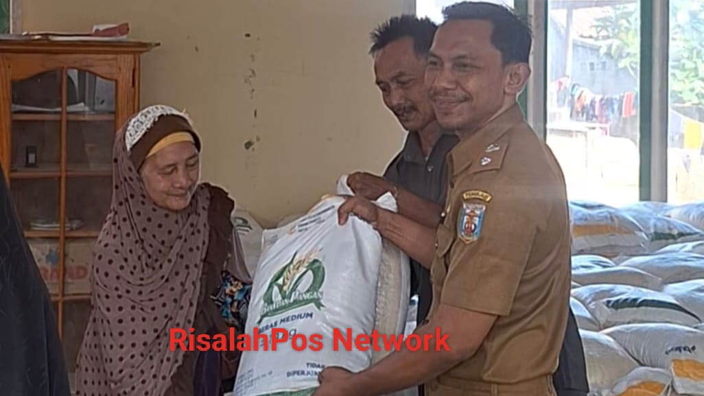 Kepala Kampung Argomulyo Kecamatan Banjit"Bapak Suhardi: Salurkan Langsung Beras CPP Tahun 2025