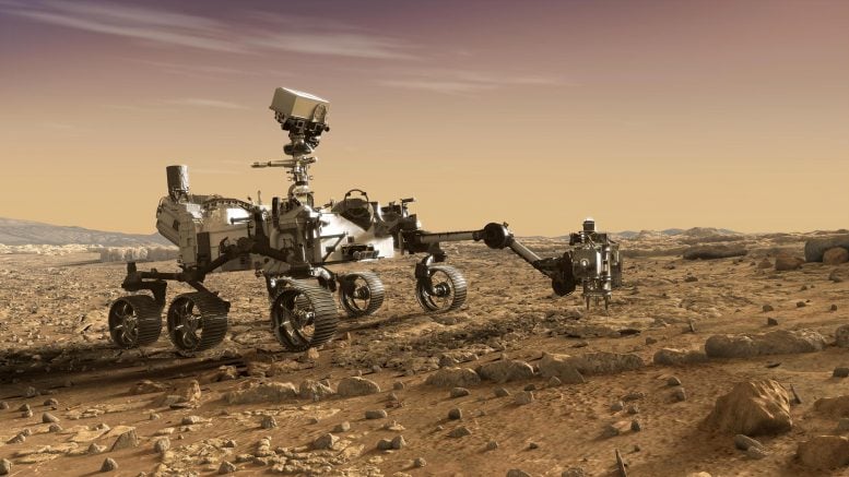 NASA's Mars 2020 Ketekunan Rover Rovotic Arm