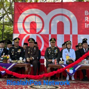 DANDIM 0427/WAY KANAN TEKANKAN SEMANGAT PERSATUAN DI PERINGATAN HUT RI KE-80