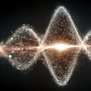 Sound Waves Konsep Seni Informasi Kuantum