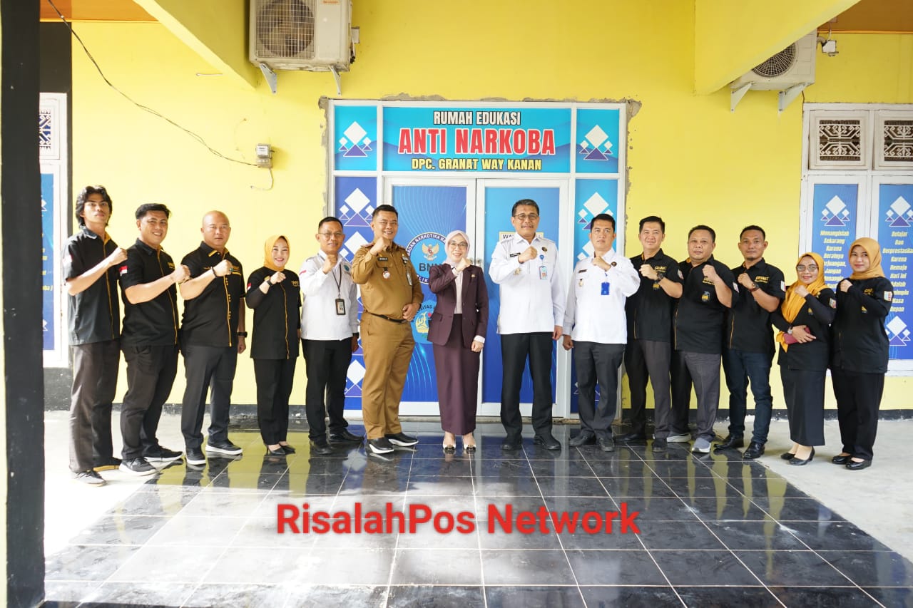 Kepala BNN Provinsi Lampung terkesan konsep Rumah Edukasi Anti Narkotika GRANAT Way Kanan