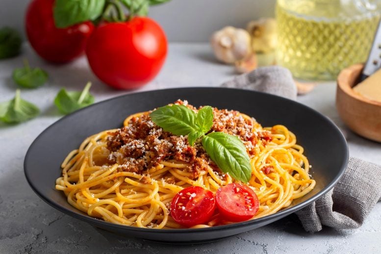 Pasta bolognetti bofemade bolognet