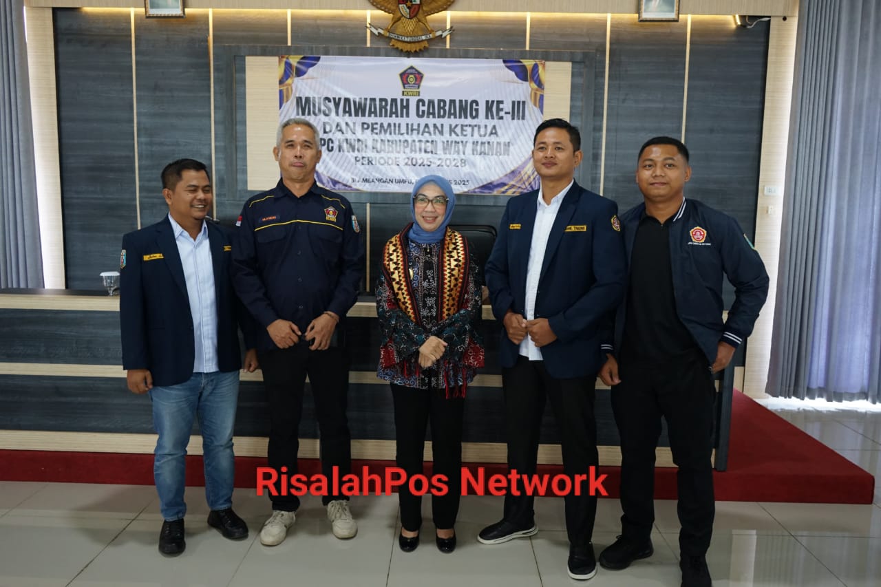 Muscab Ke-III, Ir. M. Fikri Kembali Terpilih Nahkodai KWRI Way Kanan Periode 2025-2028