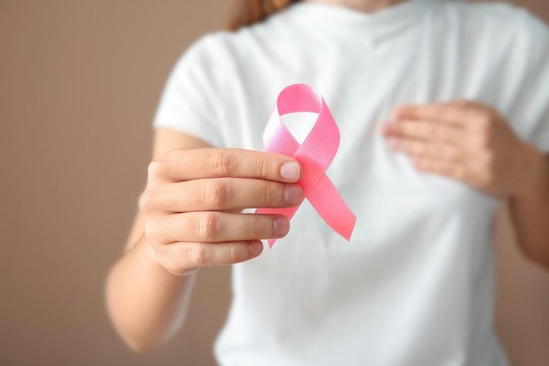 Pita kanker payudara pink wanita