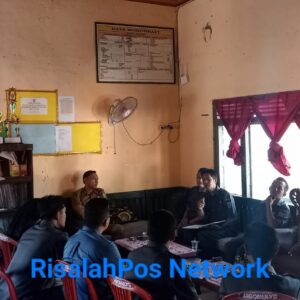 Rapat Kerja Pemerintah Kampung Bersama Ketua BPK Kampung Beserta Anggotanya